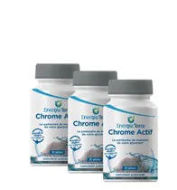 Chrome Actif (3  flacons de 30 gélules)