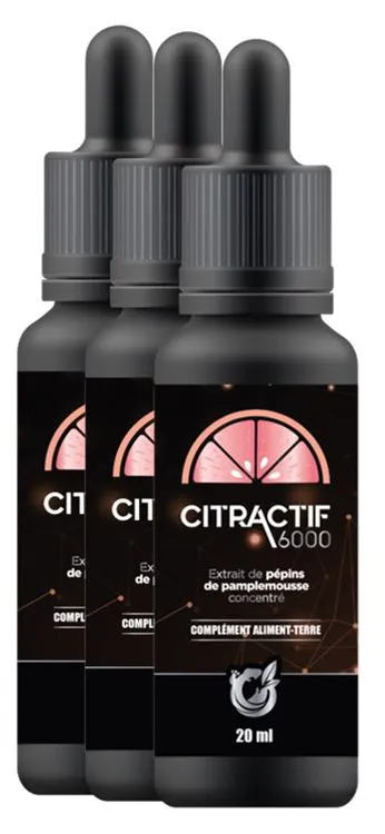 CitrActif 6000 X 3 flacons