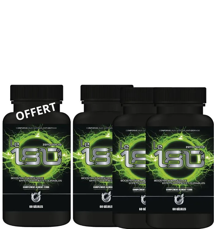 Pack 240 - Le 180° (3 flacons de 60 g + 1 OFFERT!)