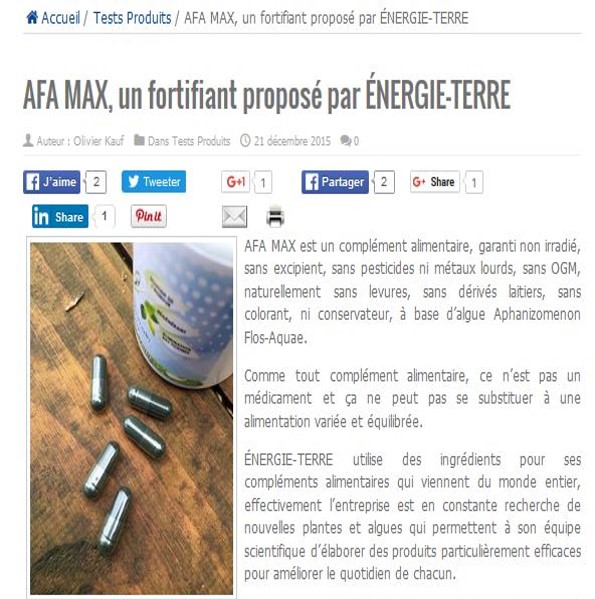 AFA Max par Olivier Kauf