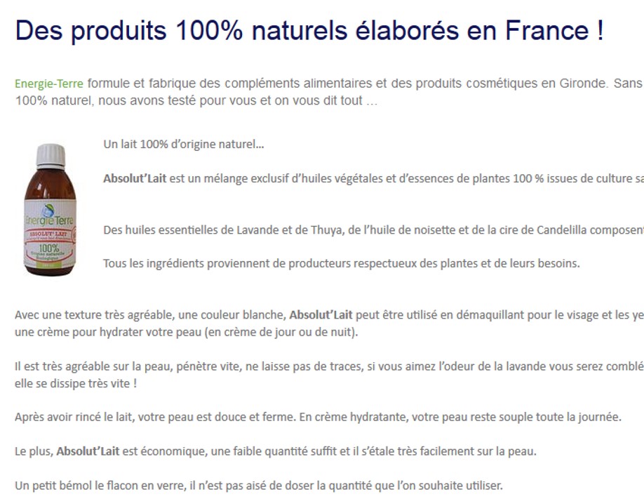 Article rue du bac